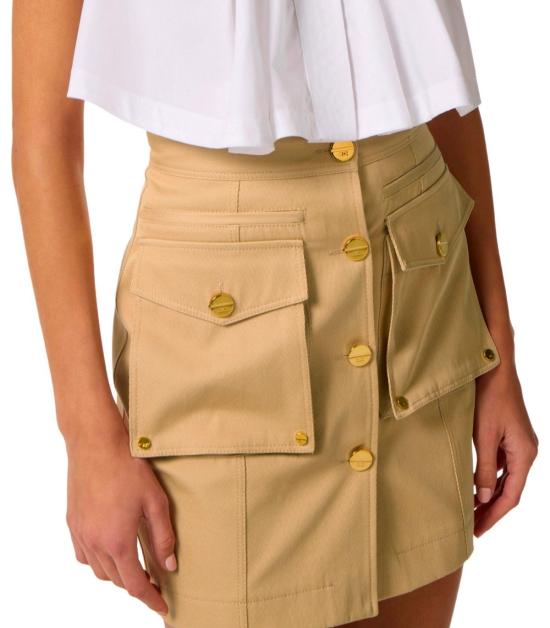 26SS 엘리자베타프랜치 미디 스커트 GO16961E2 470 38 Beige - ELISABETTA FRANCHI