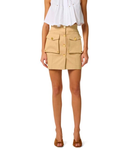 26SS 엘리자베타프랜치 미디 스커트 GO16961E2 470 38 Beige - ELISABETTA FRANCHI