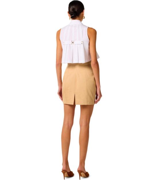 26SS 엘리자베타프랜치 숏 스커트 GO16961E2 470 38 Beige - ELISABETTA FRANCHI