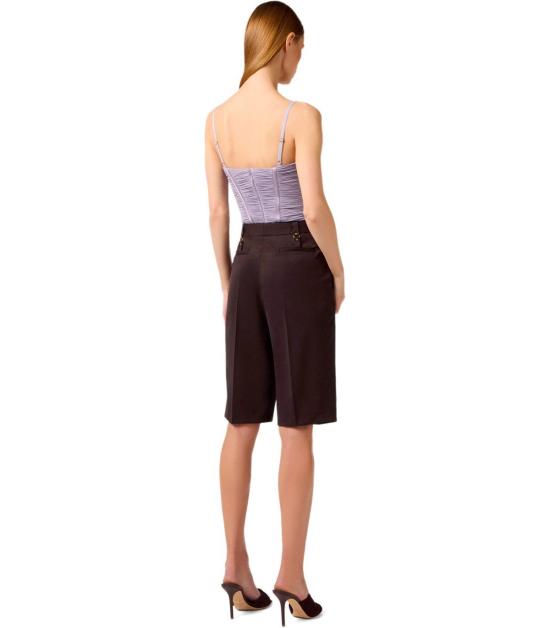 26SS 엘리자베타프랜치 숏팬츠 PA18162E2 644 40 Brown - ELISABETTA FRANCHI