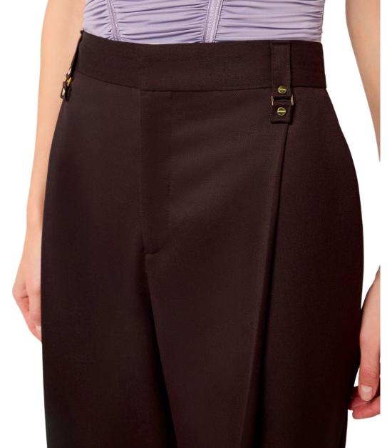 26SS 엘리자베타프랜치 숏팬츠 PA18162E2 644 40 Brown - ELISABETTA FRANCHI