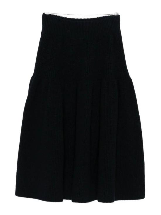25FW 드리스 반 노튼 미디 스커트 2520112362707900BLACK Black
