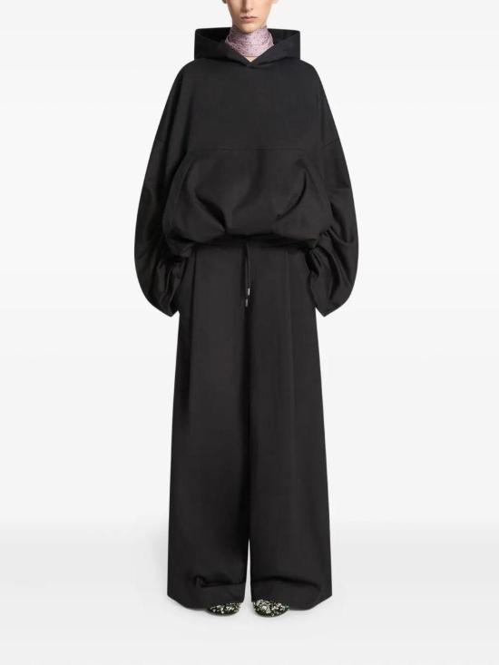 25FW 드리스 반 노튼 후드 티셔츠 2520111282611900BLACK Black - DRIES VAN NOTEN