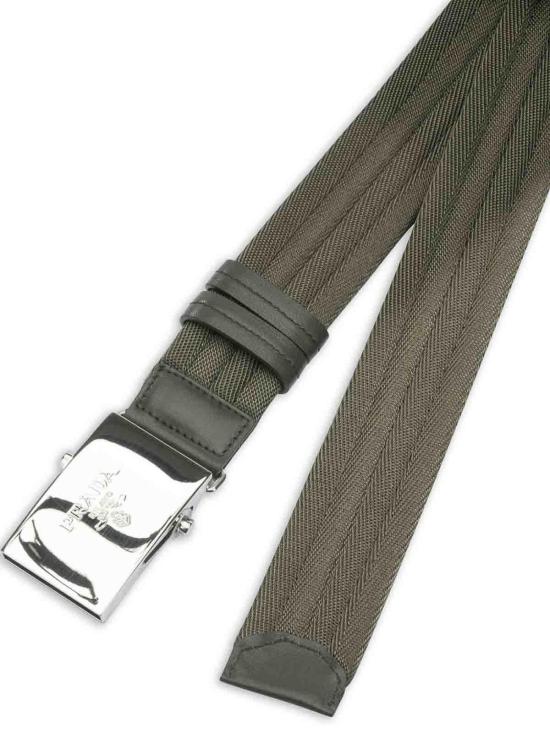 26SS 프라다 가죽 벨트 2CN00384MF0334 Dark Green - PRADA