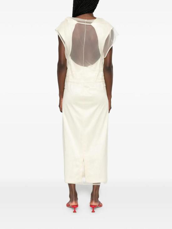 26SS 스포트막스 미디 스커트 SPORT2612621093600 White - SPORTMAX