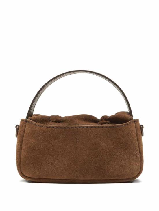 26SS 아크네 스튜디오 멀티포켓 스웨이드 마이크로 백 C10265BROWN Brown - ACNE STUDIOS