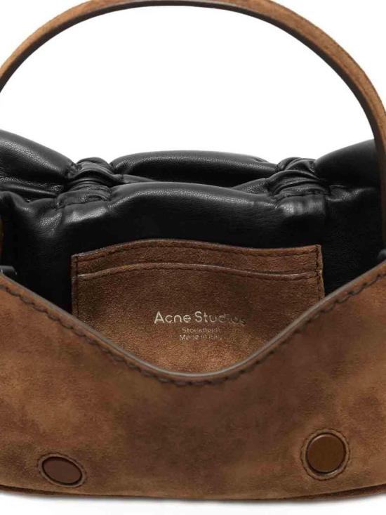 26SS 아크네 스튜디오 멀티포켓 스웨이드 마이크로 백 C10265BROWN Brown - ACNE STUDIOS