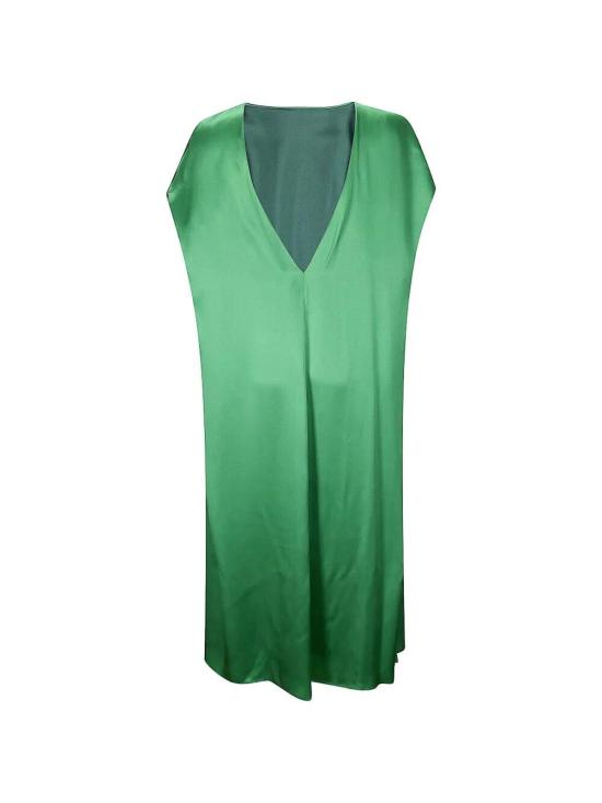 26SS 드리스 반 노튼 미디 원피스 110363024604 Green - DRIES VAN NOTEN