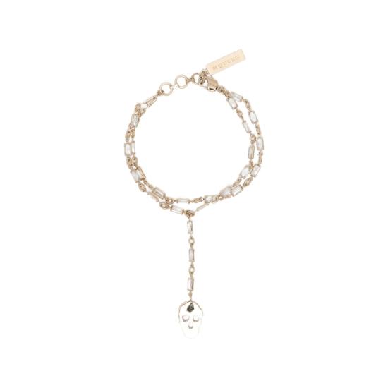 26FW 알렉산더 맥퀸 팔찌 A00021 J16GS 1953 GOLD WHITE