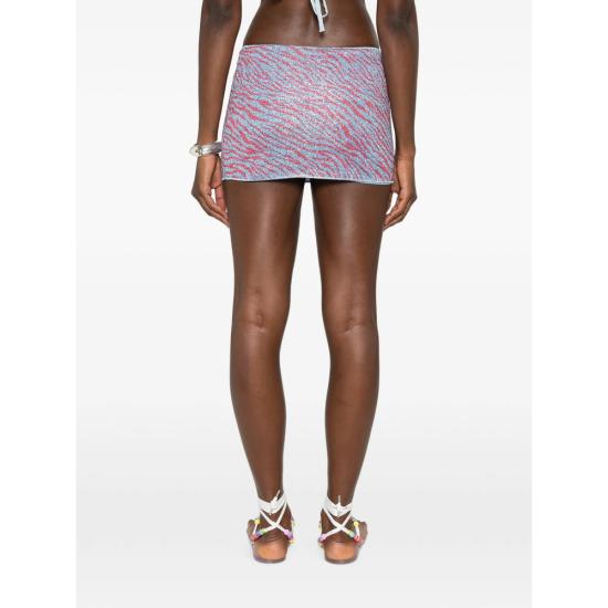 26FW 오세리 비치웨어 LPKS250 PRINTED LU CANDY BLUE RED - OSÉREE