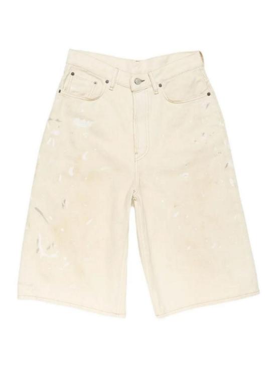 26SS 아크네 스튜디오 숏팬츠 FNMNSHOR000295WHITE White
