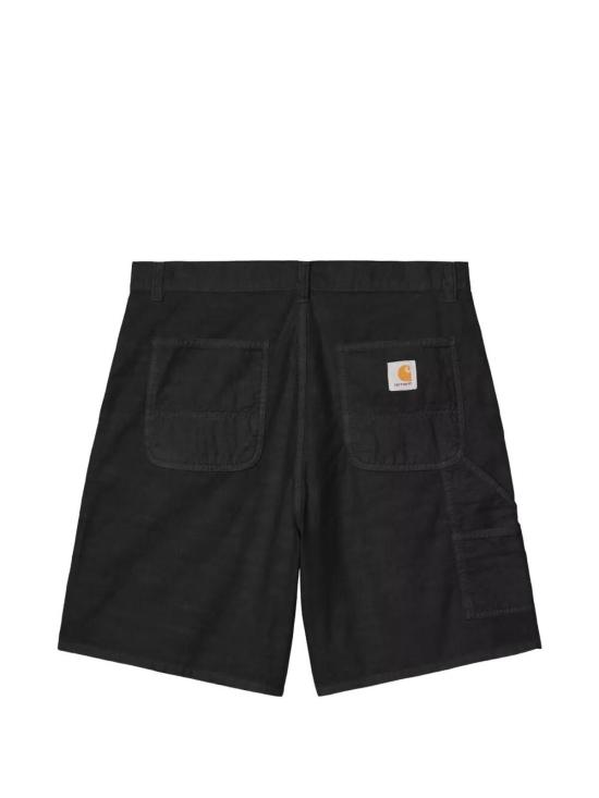26SS 칼하트 WIP 월터 싱글 니 쇼츠 I036491DYED Black - CARHARTT