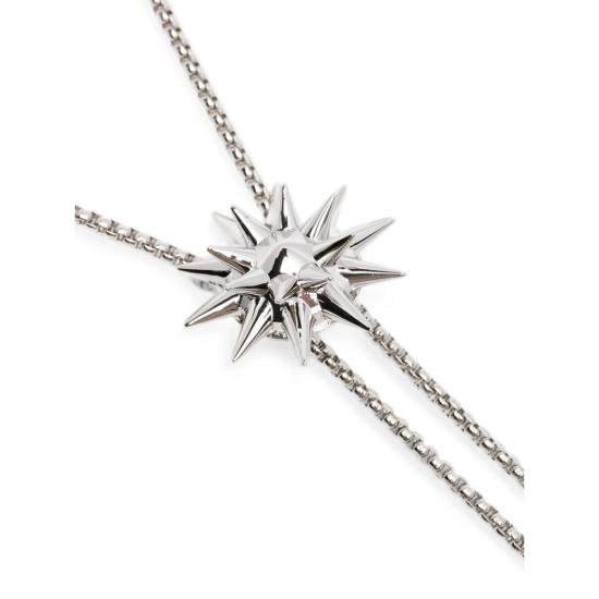 26FW LAG WORLD 목걸이/팬던트 SPINE TIE NECK SILVE SILVER - LAG WORLD