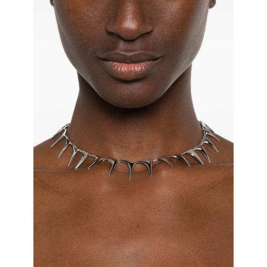 26FW LAG WORLD 목걸이/팬던트 BOOMERANG CHOKER SILVE SILVER - LAG WORLD