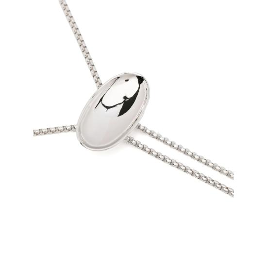 26FW LAG WORLD 목걸이/팬던트 MOON TIE SILVE SILVER BLACK - LAG WORLD