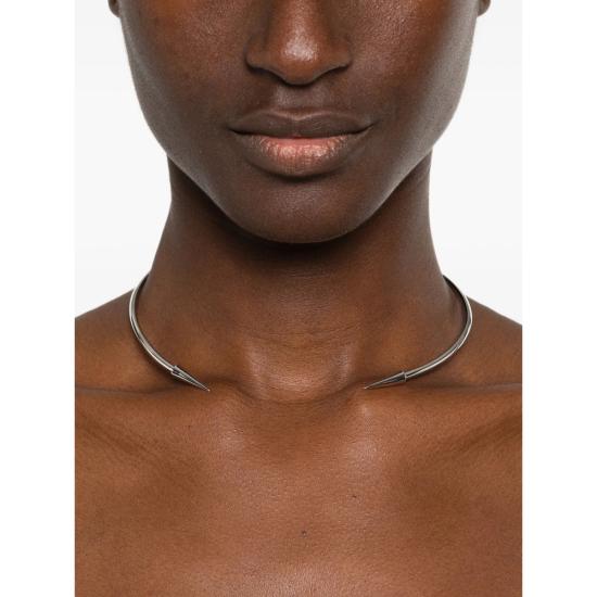 26FW LAG WORLD 목걸이/팬던트 SPIKE CHOKER SILVE SILVER - LAG WORLD