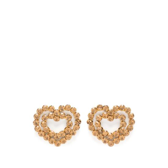 26SS 바니나 이어링 NUANCES HEART3 EARRINGS BROWN
