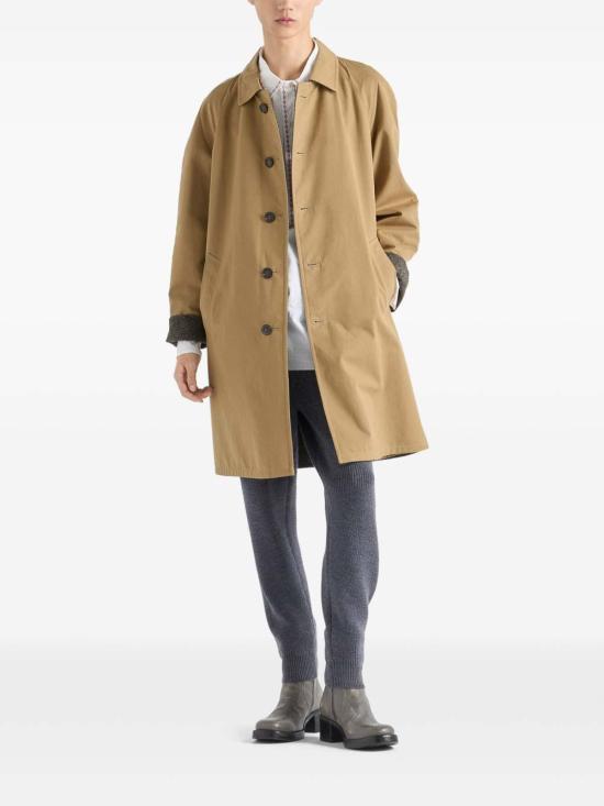 26SS 프라다 트렌치 코트 SGD038SOOO18XQF0594 Light Brown - PRADA