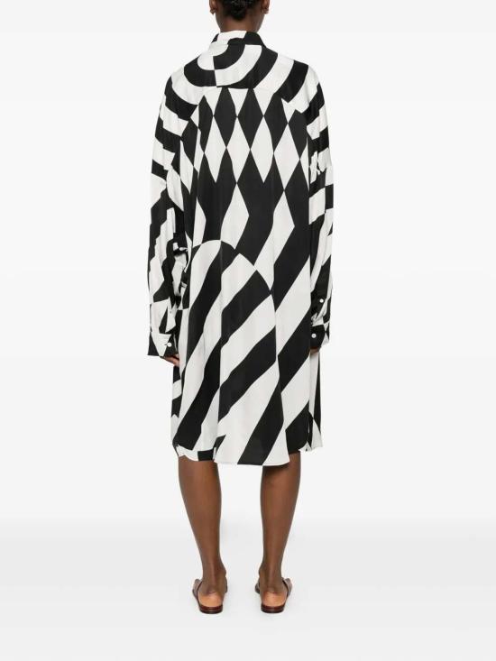 26SS 드리스 반 노튼 미디 원피스 110013095900 Black - DRIES VAN NOTEN