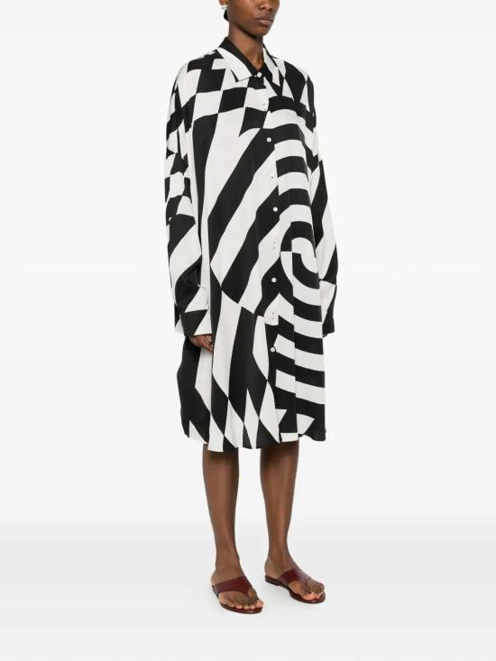 26SS 드리스 반 노튼 미디 원피스 110013095900 Black - DRIES VAN NOTEN