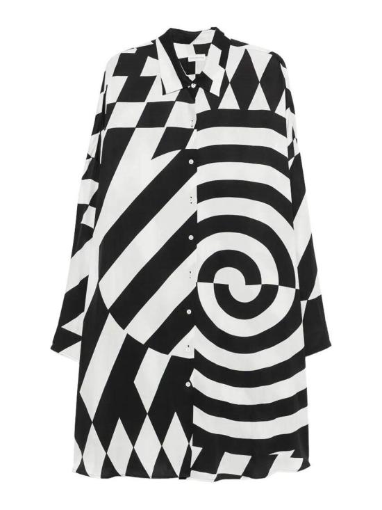 26SS 드리스 반 노튼 미디 원피스 110013095900 Black