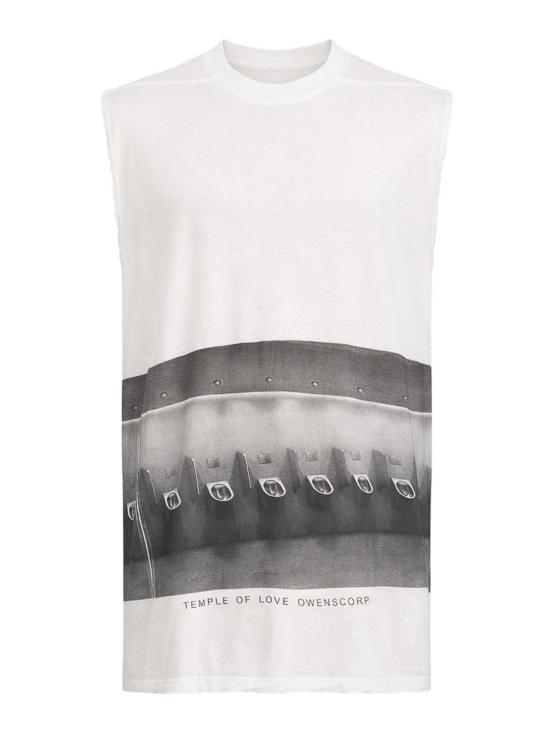 26SS 릭 오웬스 민소매 티셔츠 RR01F2108BHEP45109 White