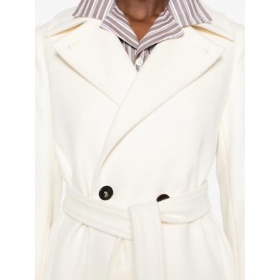 26FW 막스마라 스튜디오 코트 BCOLLAG 587 001 WHITE - MAX MARA STUDIO