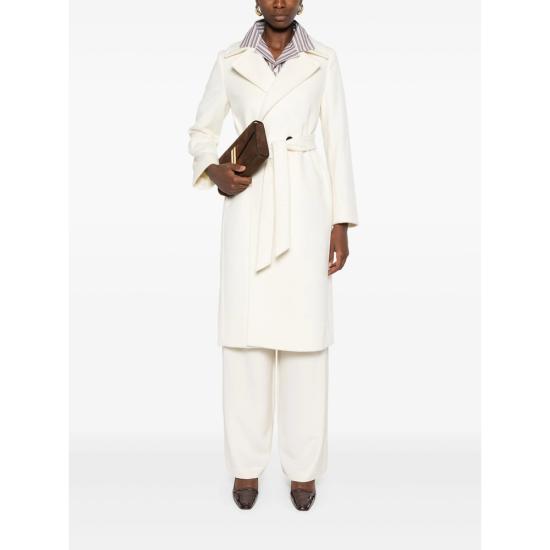 26FW 막스마라 스튜디오 코트 BCOLLAG 587 001 WHITE - MAX MARA STUDIO