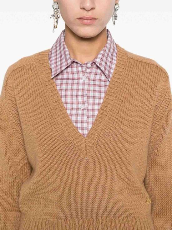 25FW 가니 긴팔 티셔츠 K2653BROWN Brown - GANNI
