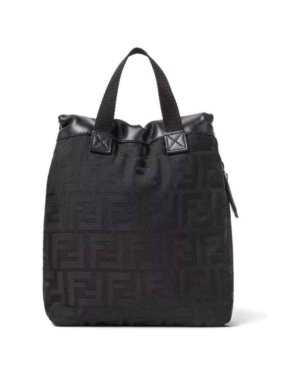 26SS 펜디 플럭스 레더 FF 나일론 크로스백 7VA673AVC6F0SAJ Black - FENDI