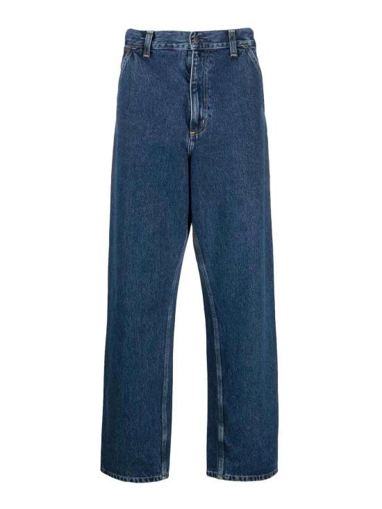 26SS 칼하트 스미스 데님 싱글 니 팬츠 I032024WASHED Blue