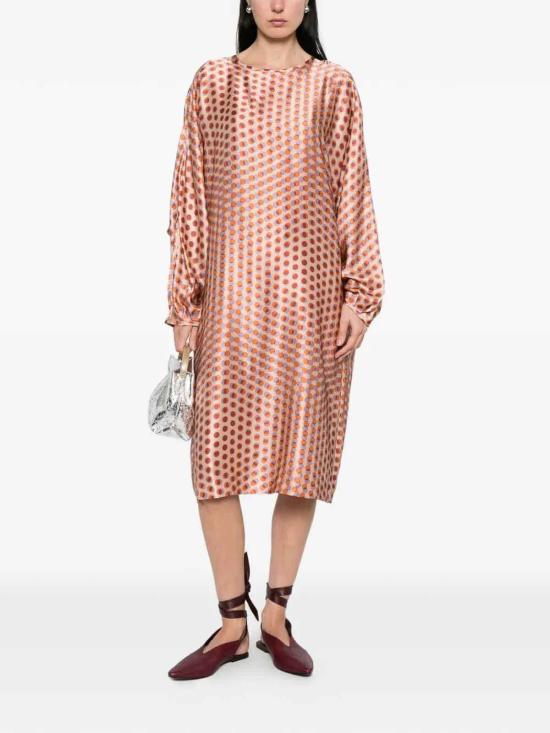 26SS 드리스 반 노튼 롱 원피스 110513142301 Gold - DRIES VAN NOTEN