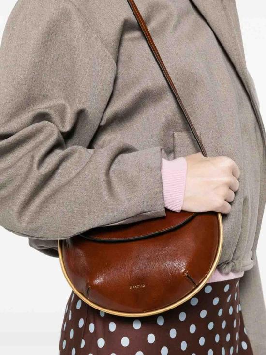 26SS 반들러 크로스백 261020001471775GLAZE Brown - WANDLER