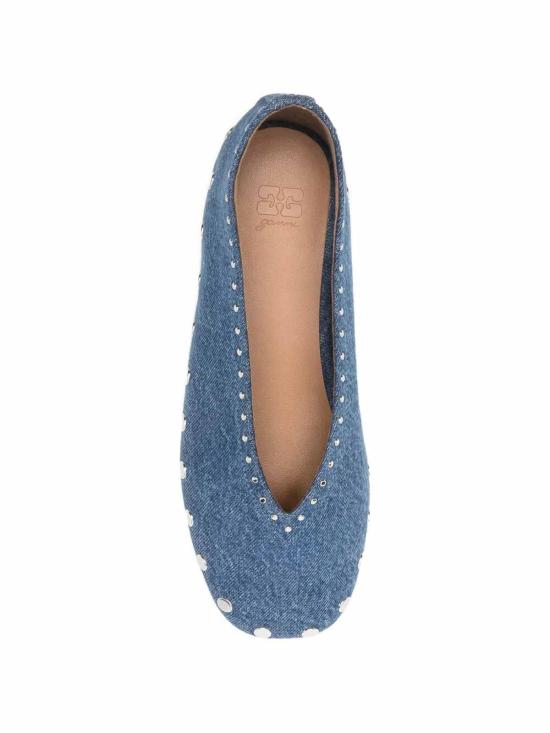 26SS 가니 플랫 슈즈 B1020178566 Blue - GANNI