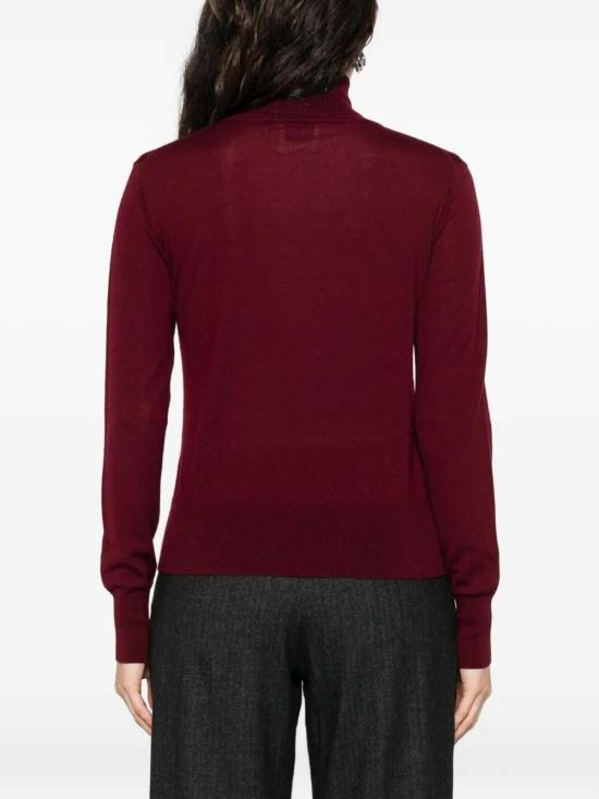 25FW 포르테포르테 터틀넥 14430MYKNITBORDEAUX Dark Red - FORTE FORTE