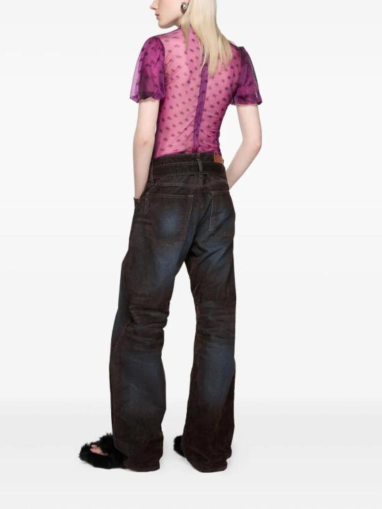 25FW 아크네 스튜디오 스트레이트 팬츠 AK0953BROWNBLUE Blue - ACNE STUDIOS