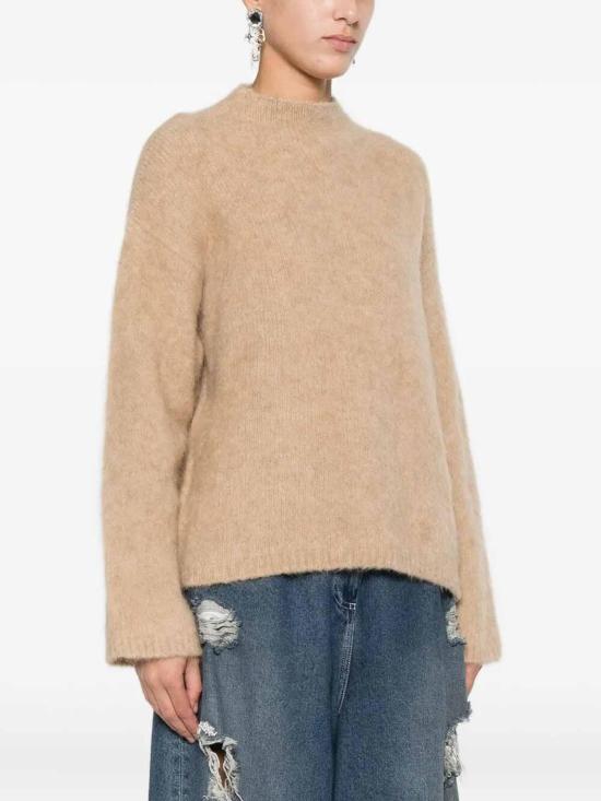 25FW 포르테포르테 긴팔 티셔츠 14448MYKNITHONEY Beige - FORTE FORTE