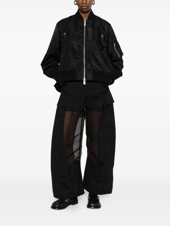 26SS 사카이 팬츠 2608441001 Black - SACAI