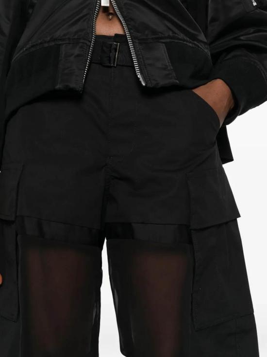 26SS 사카이 팬츠 2608441001 Black - SACAI