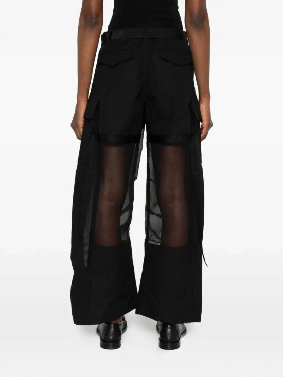 26SS 사카이 팬츠 2608441001 Black - SACAI