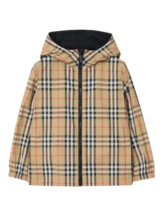 26FW [키즈] 버버리 캐주얼 자켓 8117262 B9368 SAND IP CHECK