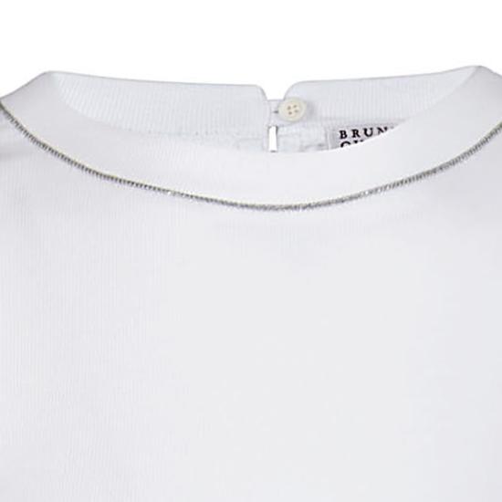 26FW 브루넬로 쿠치넬리 모닐리 장식 니트탑 M0TC8BJ310 C159 BIANCO - BRUNELLO CUCINELLI