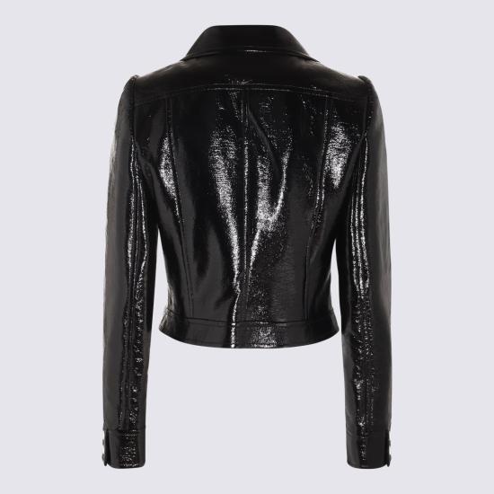 26FW 쿠레쥬 가죽 자켓 PERCBL005 VY00149999 BLACK - COURREGES