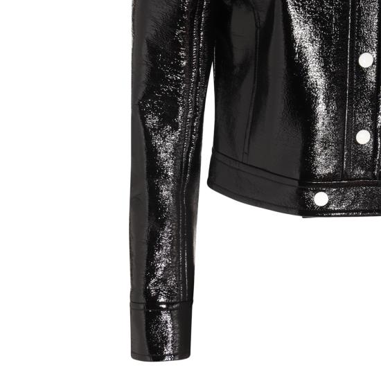 26FW 쿠레쥬 가죽 자켓 PERCBL005 VY00149999 BLACK - COURREGES