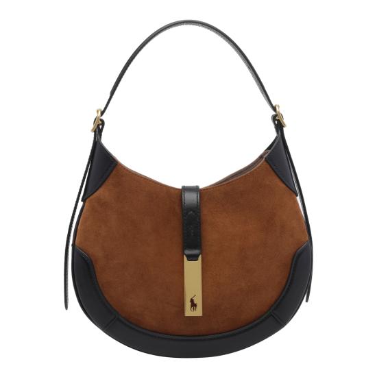 26FW 폴로 랄프로렌 숄더백 428945972008 TOFFEE BLACK Brown