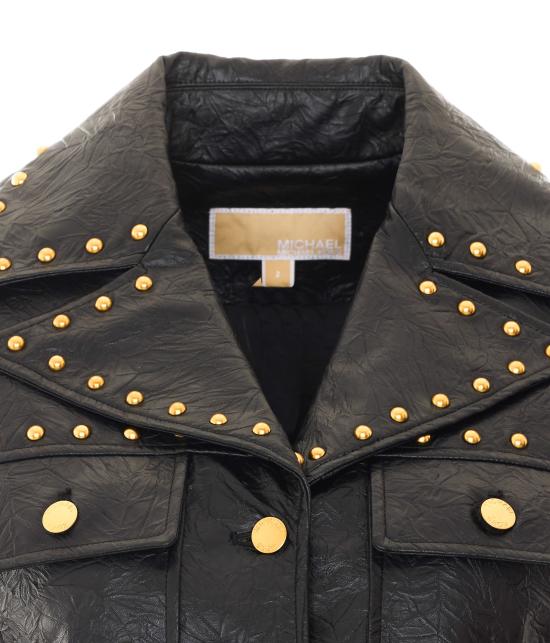 26FW 마이클 코어스 가죽 자켓 MT620LKL4K 001 Black - MICHAEL KORS