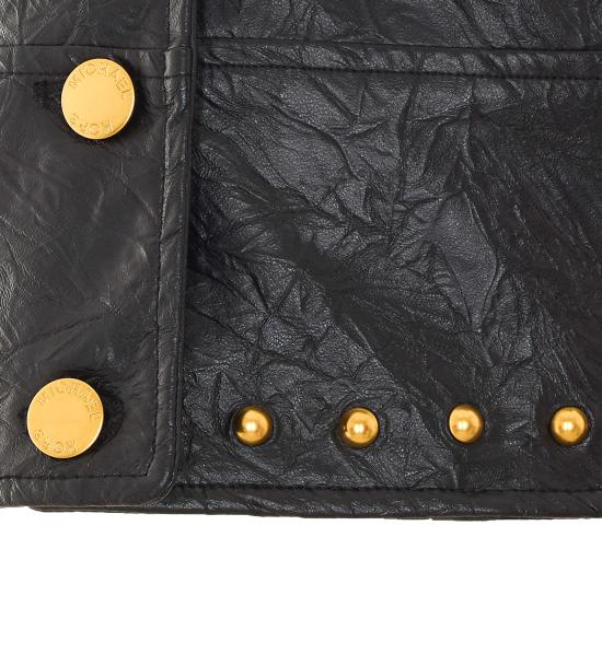 26FW 마이클 코어스 가죽 자켓 MT620LKL4K 001 Black - MICHAEL KORS