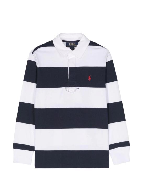 26FW [키즈] 폴로 랄프로렌 폴로 셔츠 323 932280 001 001 WHITE CRUISE NAVY