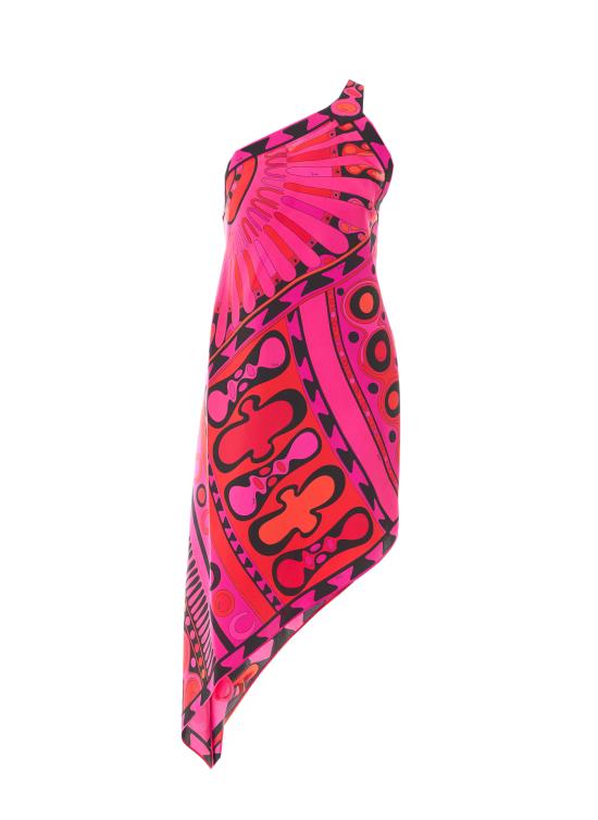 26SS 푸찌 미디 원피스 6HRG58 6H882066 Fuchsia