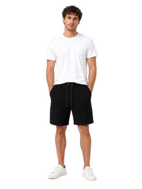 26SS 엠포리오 아르마니 숏팬츠 EM005549AF25179 UC001 Black - EMPORIO ARMANI